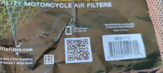 Filtro de aire honda sh. rojo y negro