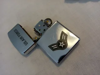 Accendino US Air Force cromato