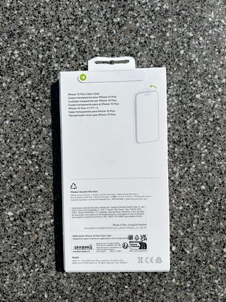 Funda iPhone 15 Plus Transparente MagSafe Original