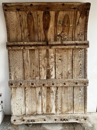 Trillo antiguo de madera Trilla en perfecto estado
