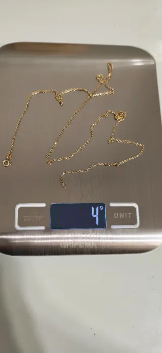 Collar Oro 18k con Medalla Virgen María