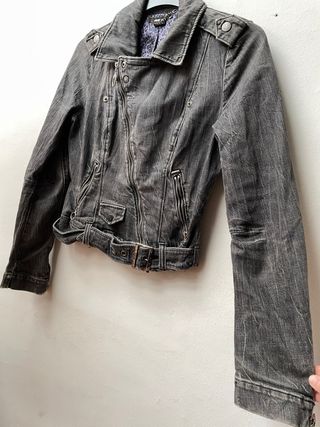 CAZADORA MISS SIXTY VINTAGE! CHAQUETA BIKER LAVADO