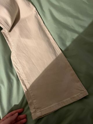 Pantalones Zara Beige Bolsillos Estrellas