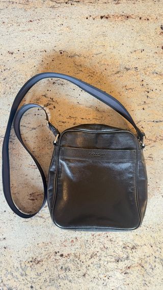 Bolso Coach Cuero Negro