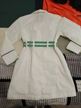 Trench Adidas donna bianco e verde