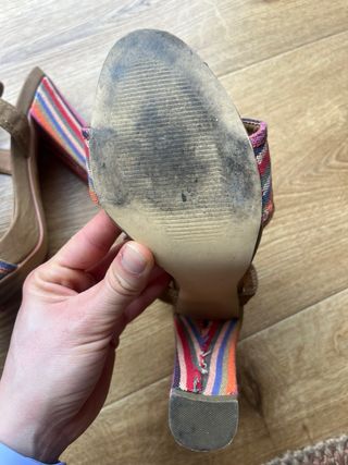 Sandalias Pilar Burgos Tacon Multicolor