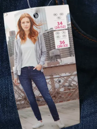 Pantalón vaquero regular fit talla 36