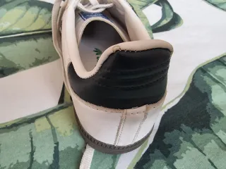 Zapatillas Adidas Samba Gris y Blanco