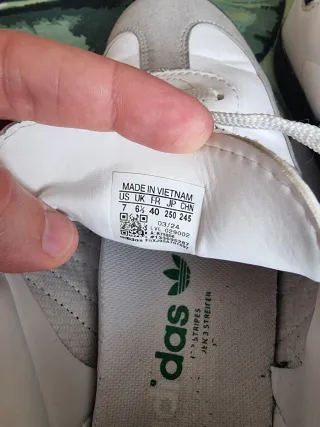 Zapatillas Adidas Samba Gris y Blanco