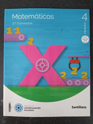 Matemáticas 4 Primaria Santillana TRIMESTRE 3