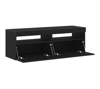 Mueble de salón madera negro le falta la luz