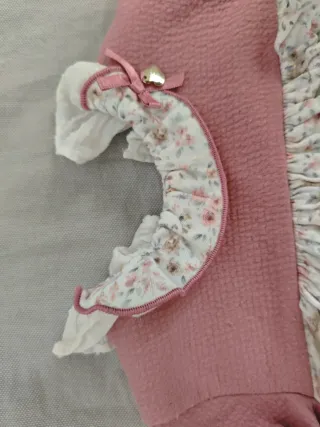 Vestido con capota y ranita 12m