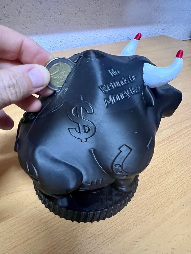 Hucha Toro del Dinero - Impresión 3D