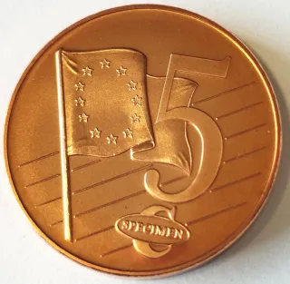 Monedas Mónaco Prueba Essai Trial 2005