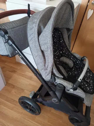 Capazo y Silla Jane Muum Gris 2021