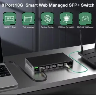 Switch GoodTop 8 Puertos 10Gbps SFP+