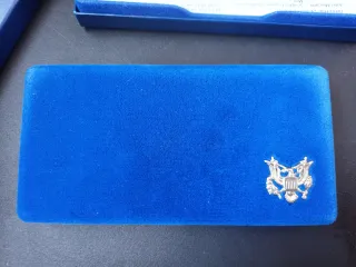 Estuche Monedas Dólar Conmemorativo 1886-1986