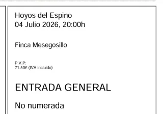 2 Accesos Hoyos del Espino 04 Julio 2026