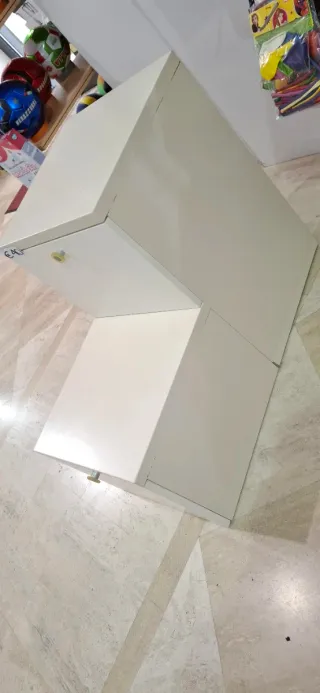 Mobile contenitore bianco 2 cassetti