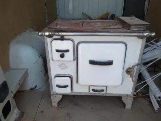 Cocina antigua de leña