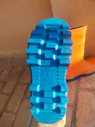 Botas de agua Dunlop Talla 42 Naranja