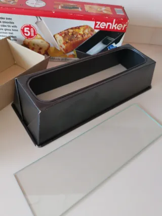 NUEVO!! Molde plum cake con base de cristal