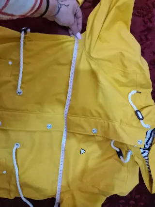 Chaqueta impermeable amarilla XXL