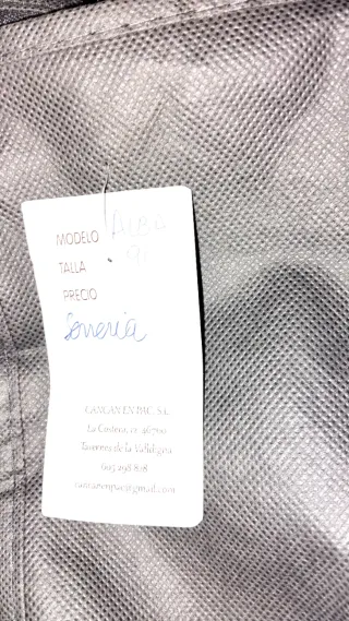 Cancán Fallera Blanco Talla 90