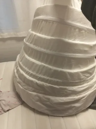 Cancán Fallera Blanco Talla 90