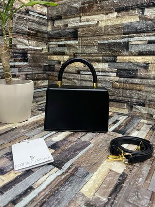 Borsetta Regina Schrecker Nera Elegante