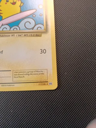 Surfing Pikachu 111/108 Rara