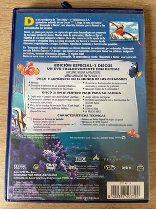 DVD Buscando a Nemo Edición Especial 2 Discos