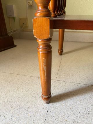 Mueble escritorio madera cerezo