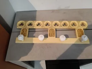 Appendiabiti Vintage Beige e Bianco