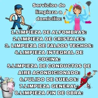 Servicio de limpieza a domicilio