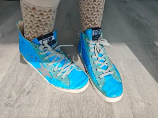Zapatillas Golden Goose Azul/Verde