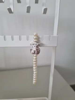 Pulsera Tous Perlas Plata