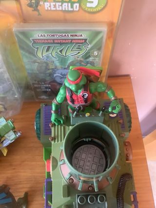 Lote Figuras Tortugas Ninja y Vehículos