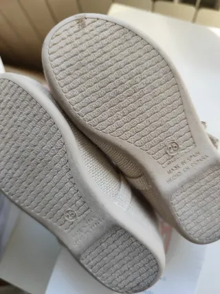 Manoletinas niña T25 beige