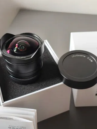7Artisans 7.5mm F2.8 Fisheye para cámaras Apsc Fuj
