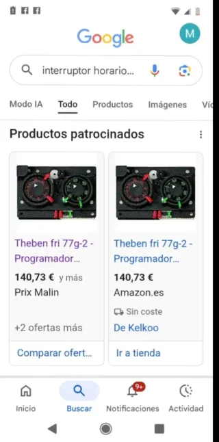 Interruptor horario Theben FRI 77 g