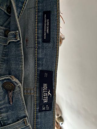 Pantalones vaqueros Hollister azules