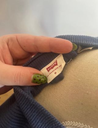 Jersey Levi's azul de canalé