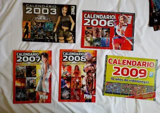 Lote Calendarios Playmania