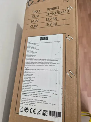 Patinete Eléctrico ZWHEEL ZLion X