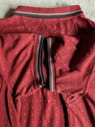 Polo Fred Perry bordeus