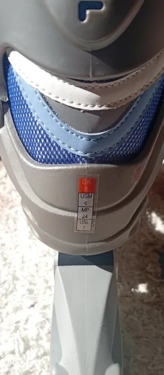 Patines Fila Skates Azules y Grises