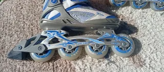 Patines Fila Skates Azules y Grises