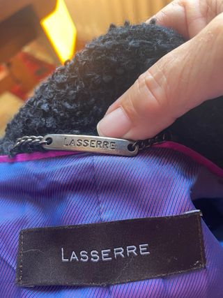 Abrigo Larresse Negro Entretiempo