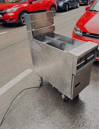 Freidora doble acero inoxidable